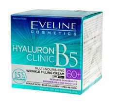 Eveline Hyaluron Clinic 60+ – multiodżywczy krem wypełniający zmarszczki na dzień i noc (50 ml)