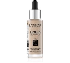 Eveline Liquid Control HD (podkład do twarzy z dropperem nr 030 Sand Beige 32 ml)