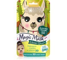 Eveline Magic Mask Llama Queen (matująca maska w płacie 1 szt.)