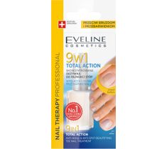 Eveline 9w1 Total Action (Nail Therapy lakier-odżywka do paznokci stóp 12 ml)