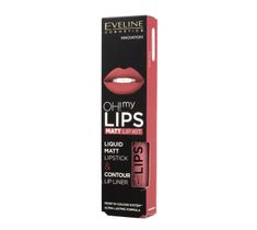 Eveline OH! My Lips – zestaw do makijażu ust (pomadka + konturówka) nr 03 Rose Nude (1 op.)
