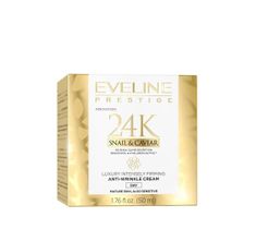 Eveline Prestige 24K Luksusowy intensywnie ujędrniający krem przeciwzmarszczkowy na dzień (50 ml)