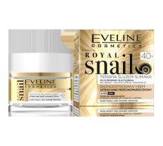 Eveline Royal Snail 40+ – skoncentrowany krem intensywnie  przeciwzmarszczkowy na dzień i noc (50 ml)