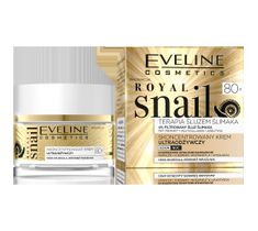 Eveline Cosmetics Royal Snail 80+ skoncentrowany krem ultraodżywczy dzień/noc (50 ml)