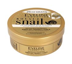 Eveline Royal Snail – skoncentrowany krem do twarzy i ciała (200 ml)