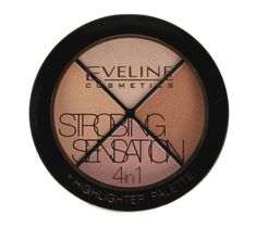 Eveline Strobing Sensation 4in1 – zestaw rozświetlaczy do twarzy (12 g)