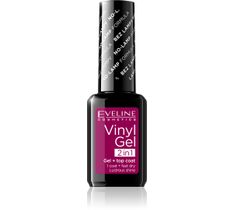 Eveline Vinyl Gel 2in1 – lakier do paznokci winylowy nr 207 (12 ml)