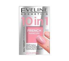 Eveline Nail Therapy French Manicure odżywka do paznokci nadająca kolor 10w1 (5 ml)