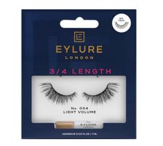 Eylure 3/4 Length Lashes sztuczne rzęsy z klejem efekt pogrubienia No. 004