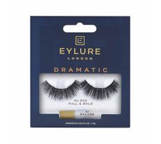 Eylure Dramatic Lashes sztuczne rzęsy z klejem efekt teatralny No. 202 (1 para)