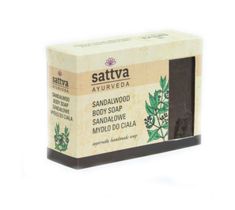 Sattva Body Soap indyjskie mydło glicerynowe Sandalwood (125 g)