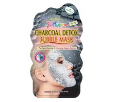 7th Heaven – Charcoal Detox Bubble Mask detoksykująca węglowa maseczka bąbelkowa w płachcie do każdego typu skóry (1 szt.)