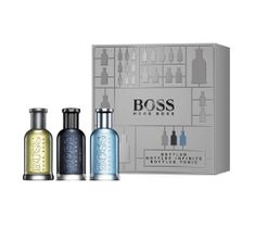 Hugo Boss Bottled Collection – zestaw Bottled woda toaletowa spray (30 ml) + Boss Infinite woda perfumowana spray (30 ml) + Bottled Tonic woda toaletowa spray (30 ml)
