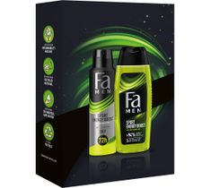 Fa Men Sport Energy Boost zestaw żel pod prysznic (250 ml) + antyperspirant w sprayu (150 ml)