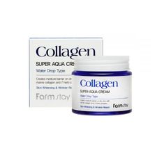 Farm Stay Collagen Super Aqua Cream kolagenowy krem intensywnie nawadniający Water Drop (80 ml)