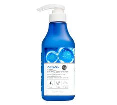 Farm Stay Collagen Water Full Shampoo & Conditioner 2in1 kolagenowy szampon z odżywką 2w1 (530 ml)
