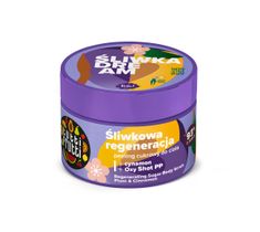 Tutti Frutti regenerujący peeling cukrowy do ciała Śliwka i Cynamon + Oxy Shot PP (300 g)