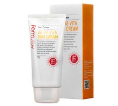 FarmStay Dr-V8 Vita Sun Cream krem przeciwsłoneczny z witaminami do twarzy i ciała SPF50+ 70g