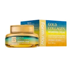 FarmStay Gold Collagen Nourishing Cream odżywczy krem do twarzy z kolagenem 55ml