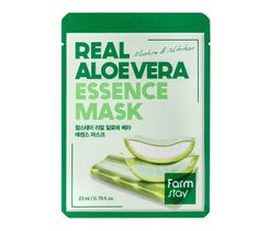 FarmStay Real Aloe Vera Essence Mask nawilżająca maseczka w płachcie z ekstraktem z aloesu (23 ml)