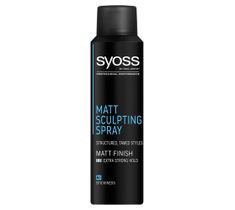 Syoss Matt Sculpting matowy rzeźbiący spray do włosów (150 ml)