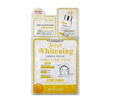 Bergamo 3 Step Whitening Mask – 3-etapowa maseczka rozjaśniająca z witaminą B3 (28 ml)