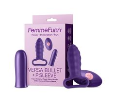 FemmeFunn Versa Bullet With P Sleeve wibrator z nakładką Dark Purple