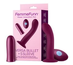 FemmeFunn Versa Bullet With S Sleeve wibrator z nakładką Dark Fuchsia