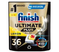 Finish Ultimate Plus kapsułki do zmywarki Lemon 36szt