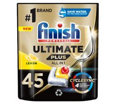 Finish Ultimate Plus kapsułki do zmywarki Lemon 45szt