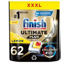 Finish Ultimate Plus kapsułki do zmywarki Lemon 62szt