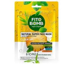 Fito Bomb Oczyszczająca Maska do twarzy w płacie (25 ml)