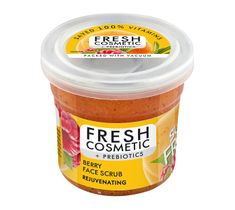 Fitokosmetik Fresh Cosmetic + Prebiotics Rejuvenating Berry Face Scrub odmładzający jagodowy peeling do twarzy (50 ml)