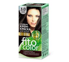 Fitokosmetik Fitocolor farba krem do włosów nr 3.0 ciemny kasztan (80 ml)