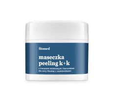 Fitomed Maseczka-peeling K+K z kwasem mlekowym i korundem do cery tłustej z zaskórnikami (50 g)