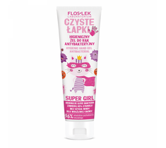 Floslek – Czyste Łapki Higieniczny żel do rąk antybakteryjny Super Girl (50 ml)