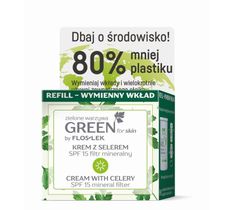 Floslek Green for Skin Krem z selerem na dzień SPF15 - nawilżający REFILL - zapas (50 ml)