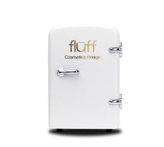 Fluff Cosmetics Fridge lodówka kosmetyczna ze złotym logo Biała