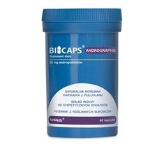 Formeds Bicaps Andrographis andrografolidy 30mg suplement diety 60 kapsułek