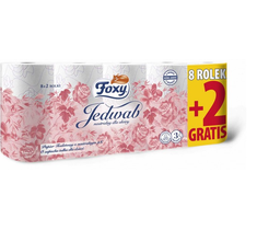 Foxy Jedwab papier toaletowy 8+2 rolki (1 op.)