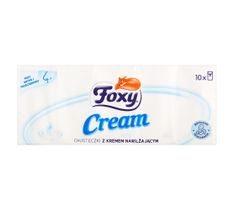 Foxy Chusteczki higieniczne Cream z kremem nawilżającym (10 szt.)