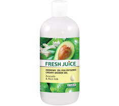 Fresh Juice żel pod prysznic kremowy avocado i mleko ryżowe (500 ml)