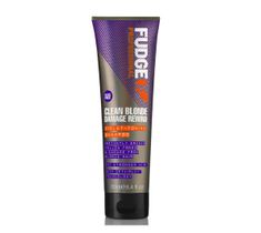 Fudge Clean Blonde Damage Rewind Violet-Toning Shampoo szampon regenerujący i tonujący włosy blond (250 ml)