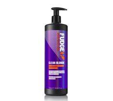 Fudge Clean Blonde Violet-Toning Shampoo tonujący szampon do włosów blond 1000ml