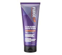 Fudge Clean Blonde Violet-Toning Treatment tonująca kuracja do włosów blond (200 ml)