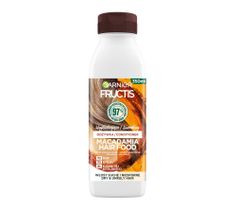 Garnier Fructis Macadamia Hair Food wygładzająca odżywka do włosów suchych i niesfornych (350 ml)