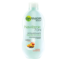 Garnier Body Nawilżenie 7 Dni Wygładzające mleczko do ciała skóra sucha i szorstka Mango (400 ml)