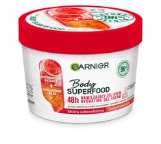 Garnier Body SuperFood nawilżający żel-krem do ciała Watermelon Extract+Hyaluronic Acid skóra odwodniona (380 ml)