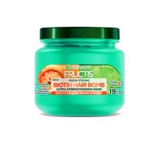 Garnier Fructis Grow Strong Biotin Hair Bomb wzmacniająca maska do włosów 320ml