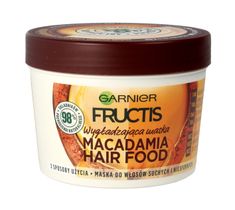 Garnier Fructis Macadamia Hair Food wygładzająca maska do włosów suchych i niesfornych (390 ml)